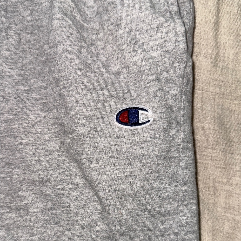Champion‎ Men's Heather Gray Joggers - Picture 2 of 3